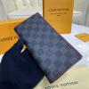 N63254-057　ルイヴィトン LOUISVUITTON 2020年最新入荷 ポルトフォイユ ブラザ 二つ折り長財布 ロングウォレット ダミエグラフィットキャンパス