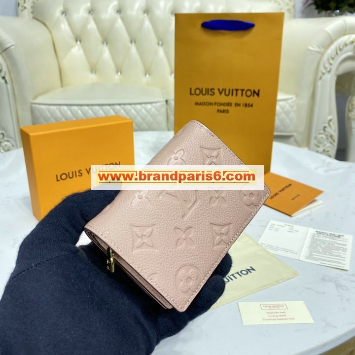 M80152-057　ルイヴィトン LOUISVUITTON 2020年最新入荷 ポルトフォイユ クレア 二つ折り短財布 カードポケット モノグラムアンプラント レザー