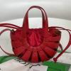 BOV651819RD-aj　ボッテガヴェネタ BOTTEGAVENETA 2021年最新入荷 ザ シェル カットアウトショルダーバッグ トートバッグ ハンドバッグ フレンチカーフ 