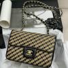 CH69900BK-99　シャネル CHANEL 2021年最新入荷 フラップバッグ 斜め掛け ショルダーバッグ クロスボディ レディースかばん ラフィア