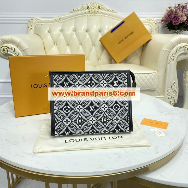 M80074-057　ルイヴィトン LOUISVUITTON 2021年最新入荷 ポッシュ トワレ 26  ポーチ 手持ちかばん クラッチバッグ セカンドバッグ SINCE 1854 テキスタイル