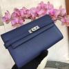 H708SYBL-063　エルメス HERMES 2021年最新入荷 ケリーウォレット 手持ちかばん ロングウォレット クラッチバッグ ヴォーエプソン