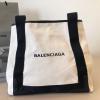 BA17410ZB-GH　バレンシアガ BALENCIAGA 2021年最新入荷 NAVY カバスバッグ トートバッグ ハンドバッグ コットンキャンパス カーフスキン