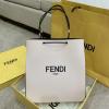 FD56814B-BXN　フェンディ FENDI 2021年最新入荷 パック ショッピングバッグ ミディアムバッグ トートバッグ ハンドバッグ 2way ショルダーバッグ