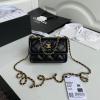 CH1738BK-057　シャネル CHANEL 2021年最新入荷 クラシック チェーンウォレット 斜め掛け ショルダーバッグ フラップバッグ ラムスキン