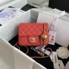 CH1786YFH-057　シャネル CHANEL 2021年最新入荷 スモール フラップバッグ 斜め掛け ショルダーバッグ クロスボディ レディースかばん ラムスキン