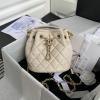 CH2057MB-057　シャネル CHANEL 2021年最新入荷 バゲットバッグ ドローストリングバッグ 斜め掛け ショルダーバッグ クロスボディ ラムスキン