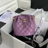 CH2057ZS-057　シャネル CHANEL 2021年最新入荷 バゲットバッグ ドローストリングバッグ 斜め掛け ショルダーバッグ クロスボディ ラムスキン