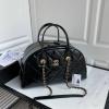 CH2223BK-057　シャネル CHANEL 2021年最新入荷 ボーリング バッグ トートバッグ ハンドバッグ 2way ショルダーバッグ クロスボディ 旅行かばん
