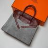 HBK35HBPHJ-063　エルメス HERMES 2021年最新入荷 シャドーバーキン 35 トップハンドルバッグ トートバッグ ハンドバッグ レディースかばん Barenia革
