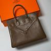 HBK35HPQKF-063　エルメス HERMES 2021年最新入荷 シャドーバーキン 35 トップハンドルバッグ トートバッグ ハンドバッグ レディースかばん Barenia革