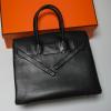 HBK35HPQBK-063　エルメス HERMES 2021年最新入荷 シャドーバーキン 35 トップハンドルバッグ トートバッグ ハンドバッグ レディースかばん Barenia革