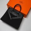 HBK35HBQBK-063　エルメス HERMES 2021年最新入荷 シャドーバーキン 35 トップハンドルバッグ トートバッグ ハンドバッグ レディースかばん Barenia革