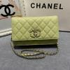CH1794QYL-CC　シャネル CHANEL 2021年最新入荷 チェーン ウォレット 斜め掛け ショルダーバッグ フラップバッグ レディースかばん クロスボディ キャビアスキン