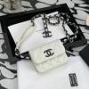 CH1955BS-CC　シャネル CHANEL 2021年最新入荷 ベルト付き フラップ カードケース ウェストバッグ チェーンウォレット グレインド カーフスキン 