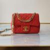CH2379RD-CC　シャネル CHANEL 2021年最新入荷 フラップバッグ 斜め掛け ショルダーバッグ クロスボディ レディースかばん キャビアスキン