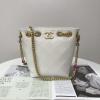 CH2381BS-CC　シャネル CHANEL 2021年最新入荷 ドローストリングバッグ バゲットバッグ ショルダーバッグ レディースかばん カーフレザー 