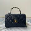 CH2477SL-CC　シャネル CHANEL 2021年最新入荷 トップハンドル ミニ フラップバッグ トートバッグ ハンドバッグ 2way 斜め掛け ショルダーバッグ クロスボディバッグ レディースかばん クランプル ラムスキン