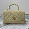 CH2478XS-CC　シャネル CHANEL 2021年最新入荷 トップハンドル フラップバッグ トートバッグ ハンドバッグ 2way 斜め掛け ショルダーバッグ クロスボディバッグ レディースかばん クランプル ラムスキン