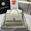 CH92991GQJYS-CC　シャネル CHANEL 2021年最新入荷 トップハンドルバッグ トートバッグ 2way ショルダーバッグ レディースかばん グレインドカーフスキン