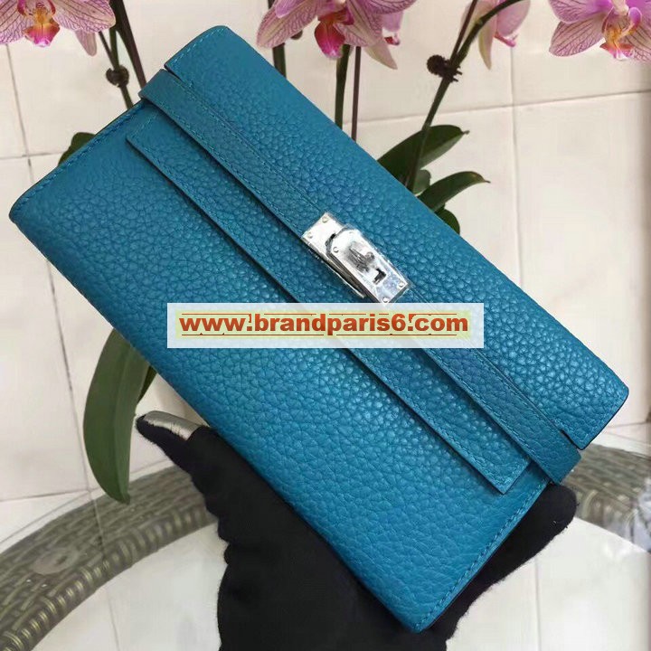 H708LYYL-063　エルメス HERMES 2021年最新入荷 ケリーウォレット 手持ちかばん ロングウォレット クラッチバッグ トリヨン