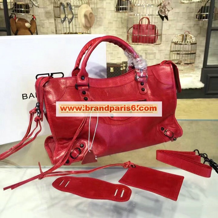 BA115748LJH-GH　バレンシアガ BALENCIAGA 2021年最新入荷 クラシック シティ ハンドキャリーバッグ 2way ショルダーバッグ レディースかばん レザー 