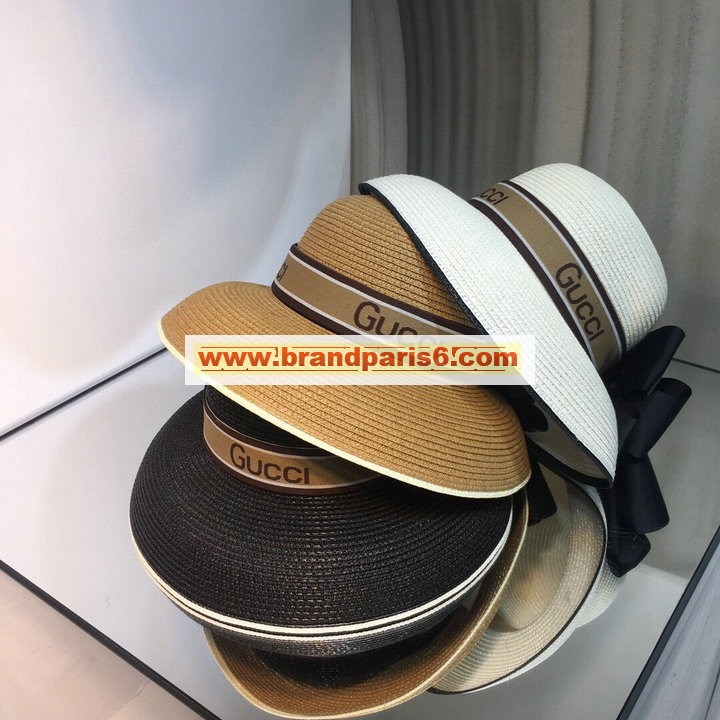 MZGG21017-057　グッチ GUCCI 2021年最新入荷 ストローハット 帽子 カンカン帽 つば広帽子 日焼け止め 