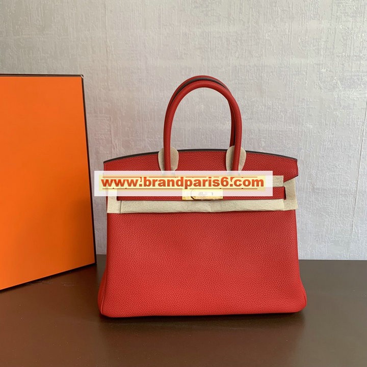 HBK25LJRD-063　エルメス HERMES 2021年最新入荷 バーキンバッグ トートバッグ ハンドバッグ レディースかばん TOGO革