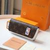GI0561-99　ルイヴィトン LOUISVUITTON 2021年最新入荷  LVXNBA エテュイ リュネット ウッディー メガネケース サングラス箱 モノグラム キャンバス レザー 