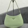 PD1BC499QG-025　プラダ PRADA 2021年最新入荷 クレオ ホーボーバッグ ショルダーバッグ レディースかばん トライアングルロゴ付 カーフレザー