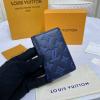 M80421-057　ルイヴィトン LOUISVUITTON 2021年最新入荷 オーガナイザー ドゥ ポッシュ 二つ折り短財布 パスポートケース カードケース モノグラム シャドウ レザー