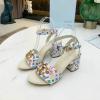 LVJ21009B-26　ルイヴィトン LOUISVUITTON 2021年夏最新入荷 ロックイットライン サンダル レディース ブロックヒールサンダル ハイヒールシューズ マイクロアウトソール