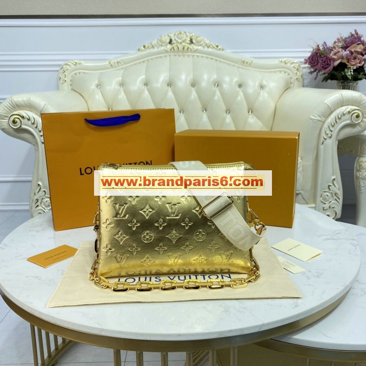 M59278-057　ルイヴィトン LOUISVUITTON 2021年最新入荷 クッサン PM ショルダーバッグ クロスボディバッグ レディースかばん モノグラム パターン ラムレザー