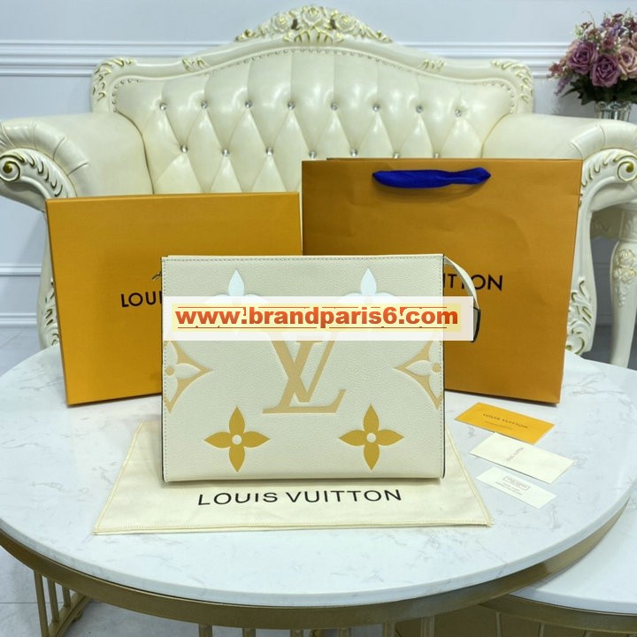 M80504M-057　ルイヴィトン LOUISVUITTON 2021年最新入荷 ポッシュ トワレ 26 手持ちかばん セカンドバッグ クラッチバッグ モノグラム アンプラント レザー