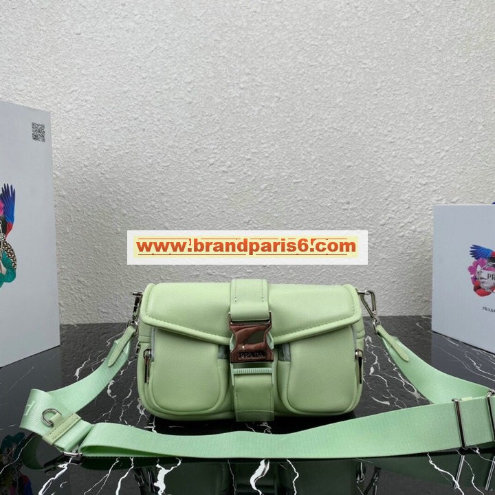PD1BD295YQG-025　プラダ PRADA 2021年最新入荷 フラップバッグ 斜め掛け ショルダーバッグ レディースかばん クロスボディバッグ ラムスキン
