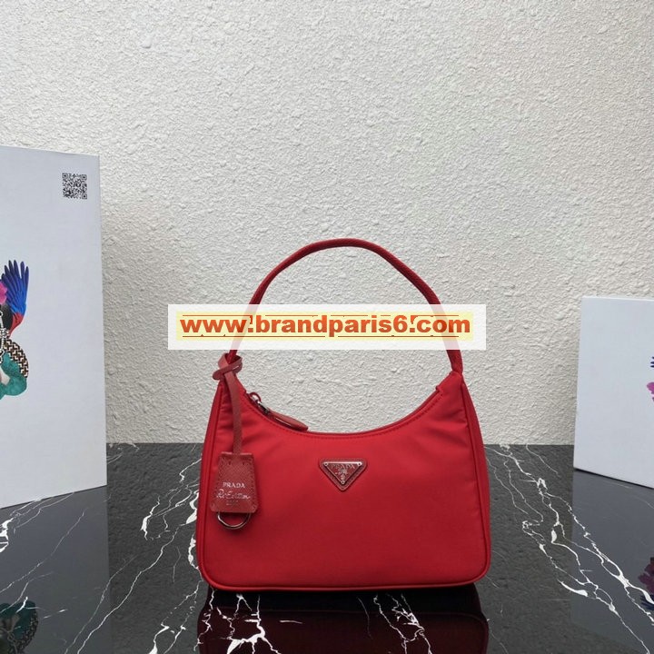 PD1NE515PRD-025　プラダ PRADA 2021年最新入荷 クレオ ホーボーバッグ ショルダーバッグ レディースかばん トライアングルロゴ付 ナイロン