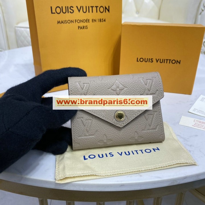 M64577H-057　ルイヴィトン LOUISVUITTON 2021年最新入荷 ポルトフォイユ ヴィクトリーヌ 三つ折り短財布 小銭入れ付き モノグラムアンプラント