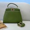 FD2590MJGL-CL　フェンディ FENDI 2021年最新入荷 ピーカブー トートバッグ ハンドバッグ 2way ショルダーバッグ クロスボディバッグ レディースかばん