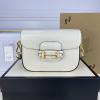 GG658574PB-057　グッチ GUCCI 2021年最新入荷 ホースビット 1955 ミニバッグ 斜め掛け ショルダーバッグ クロスボディ レディースかばん カーフレザー