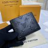 M80520K-057　ルイヴィトン LOUISVUITTON 2021年最新入荷 ポルトフォイユ スレンダー 二つ折り短財布 ショートウォレット カードケース 札入れ モノグラム シール レザー