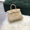 HBK25EPJQH-063　エルメス HERMES 2021年最新入荷 バーキンバッグ トートバッグ ハンドバッグ レディースかばん ナイルクロコダイル革