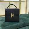 HCH24SYBK-063　エルメス HERMES 2021年最新入荷 シネティック ヴェルソ トートバッグ スクエア ハンドバッグ ボックスかばん ヴォーエプソン