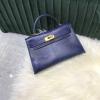HKL19XQJBL-063　エルメス HERMES 2021年最新入荷 ミニケリー トートバッグ トップハンドルバッグ ハンドバッグ レディースかばん リザード革