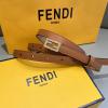 FDP21001JT-GH　フェンディ FENDI 2021年最新作 ベルト レディースベルト 幅1.5cm カーフレザー