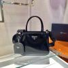 PD1BA320BK-GH　プラダ PRADA 2021年最新作 トップハンドルバッグ トートバッグ ハンドバッグ 2way ショルダーバッグ レディースかばん