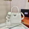 PD1BA320BS-GH　プラダ PRADA 2021年最新作 トップハンドルバッグ トートバッグ ハンドバッグ 2way ショルダーバッグ レディースかばん