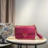 PD1BD108M-GH　プラダ PRADA 2021年最新作 ダイアグラム ミディアム レザー バッグ 斜め掛け ショルダーバッグ クロスボディバッグ カーフレザー