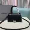 BA8896LYBK-DDB　バレンシアガ BALENCIAGA 2020年最新入荷 アワーグラスシェイプ スモール トップハンドルバッグ トートバッグ 2way ショルダーバッグ カーフレザー