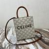 CE194372B-DDB　セリーヌ CELINE 2021年最新入荷 スモール カバヴァーティカル トートバッグ ハンドバッグ 2way ショルダーバッグ クロスボディバッグ トリオンフキャンバス 