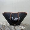 CE196262BK-DDB　セリーヌ CELINE 2021年最新入荷 ラージクーファン トートバッグ ハンドバッグ 肩掛け ショルダーバッグ レディースかばん トリオンフ キャンバス 